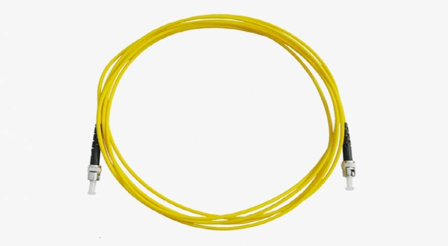 SC(APC)-SC(APC) simplex 3мм, SM оптический патч-корд 1м