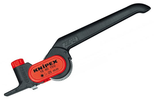 KN-1640150 Нож плужковый Knipex дудаления внешней оболочки кабеля Д>25мм