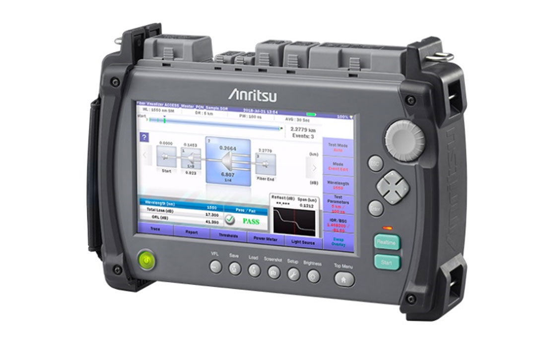 Рефлектометр Anritsu MT9085B-063 SM, 42/41/29/28dB, 1310/1550/850/1300nm, SLS, FC адаптер