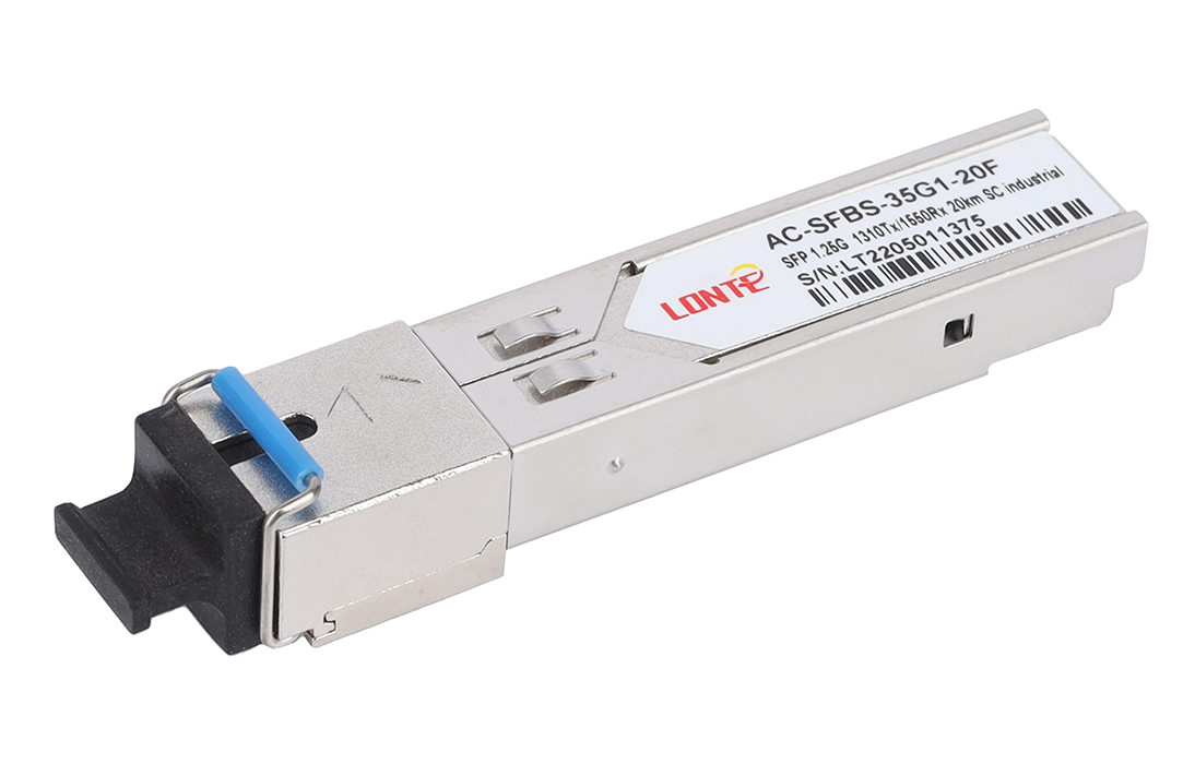 Модуль SFP WDM 1.25G Tx1310/Rx1550 20km SC DDM Industrial