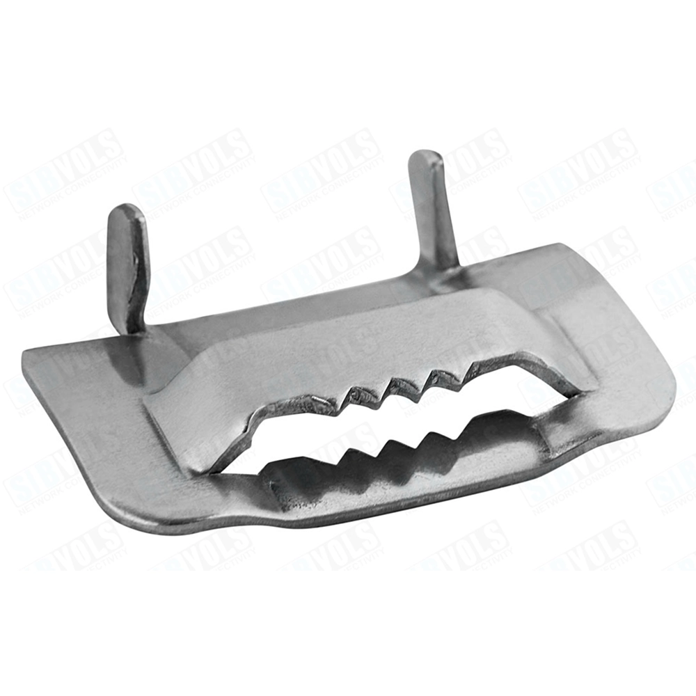 Замок-фиксатор для ленты монтажной с зубьями