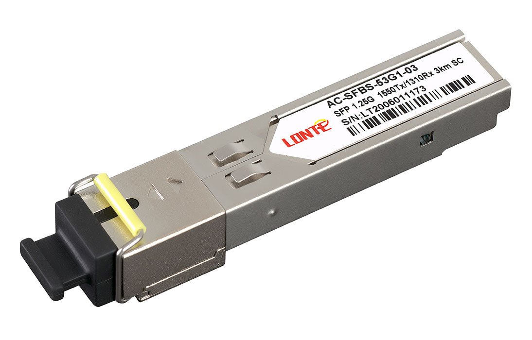 SFP WDM 1.25G Tx1550/Rx1310 3km SC DDM