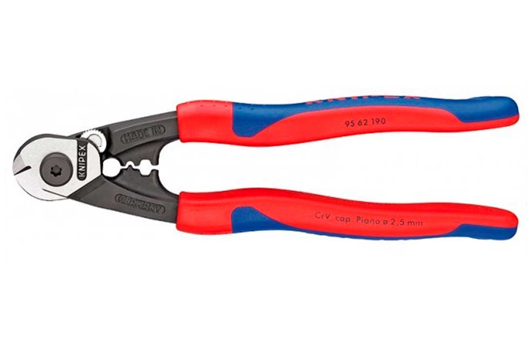 KN-9562190 Тросорез для резки проволочных тросов d до 7 мм Knipex