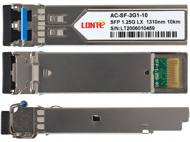 Оптический трансивер SFP 1.25G 1310nm 10km LC SMF DDM