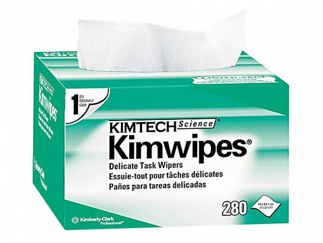 Салфетки Kim-Wipes, безворсовые (280 шт. в упаковке)