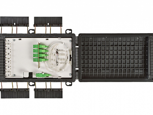 Муфта-кросс МКО-П2/С09-2/4SC-1PLC8-SC/APC-12SC-10SC/APC-1SC/APC ССД