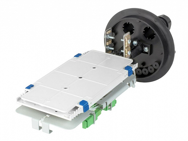 Муфта-кросс МКО-С6/С09-2/4SC-1PLC4-SC/APC-10SC-10SC/APC-2SC/APC-2ФТ16 ССД