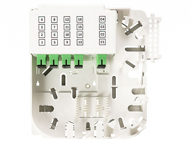 Муфта-кросс МКО-П3/С09-4/4SC-1PLC4-SC/APC-20SC-20SC/APC -4SC/APC ССД