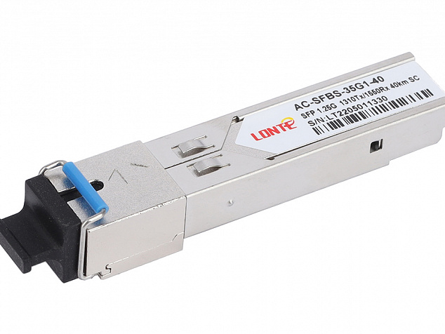 Модуль SFP WDM 1.25G Tx1310/Rx1550 40km SC DDM