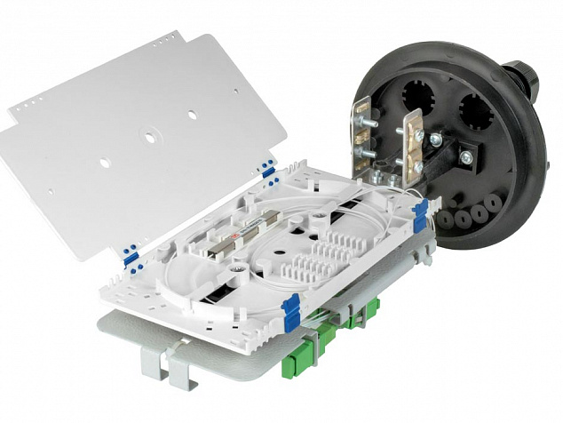 Муфта-кросс МКО-С6/С09-2/4SC-1PLC4-SC/APC-10SC-10SC/APC-2SC/APC-2ФТ16 ССД