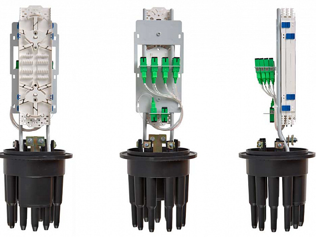 Муфта-кросс МКО-Д3/С09-1/16SC-1PLC16-SC/APC-20SC-18SC/APC-18SC/APC ССД