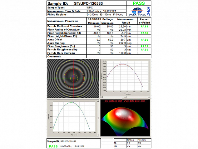 Шнур ШОС-SM/2.0   мм-SC/UPC-ST/UPC-1.0  м ССД HS