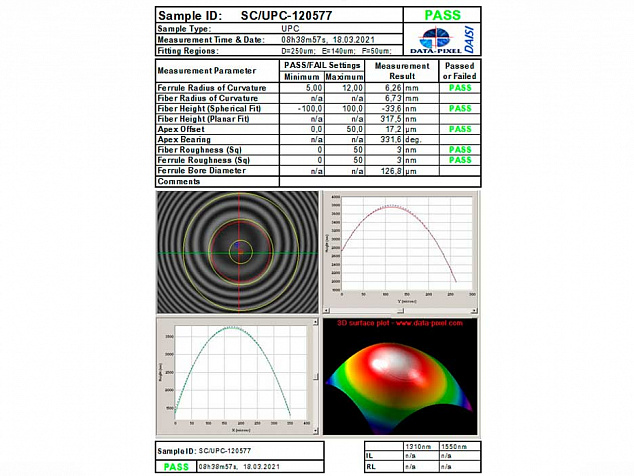 Шнур ШОС-SM/2.0   мм-LC/UPC-SC/UPC-1.0  м ССД HS