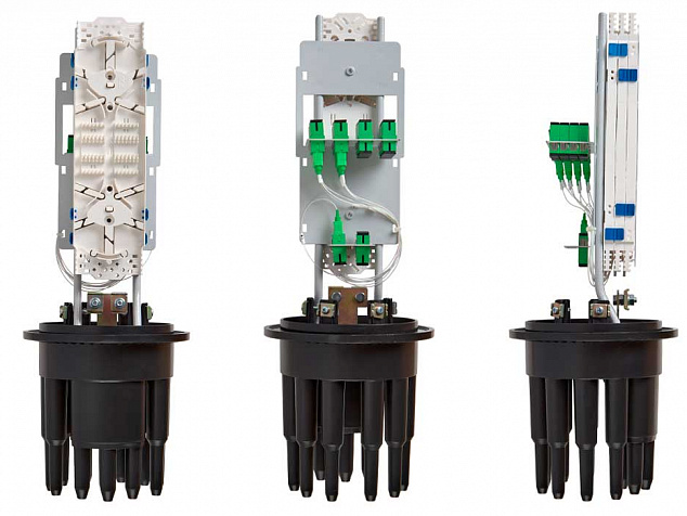 Муфта-кросс МКО-Д3/С09-2/8SC-1PLC8-SC/APC-20SC-18SC/APC-18SC/APC ССД