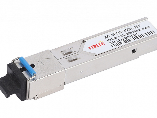 Модуль SFP WDM 1.25G Tx1310/Rx1550 20km SC DDM Industrial