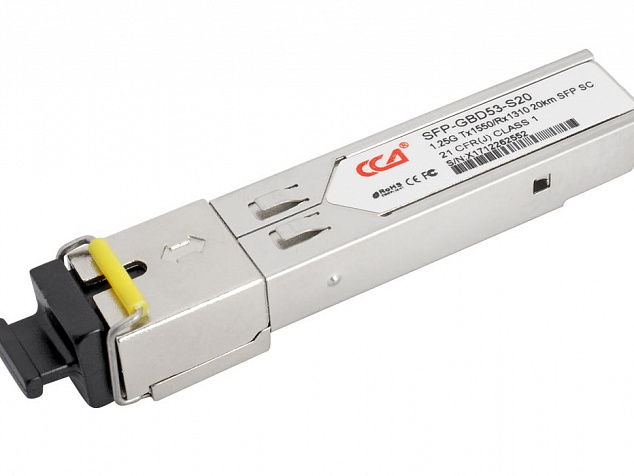 SFP WDM 1.25G Tx1550/Rx1310 20km SC