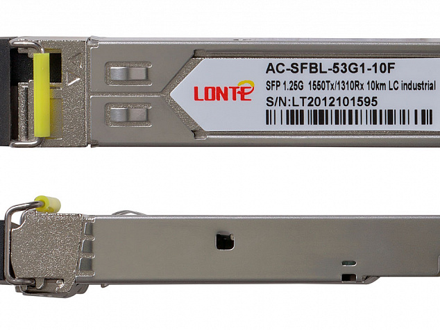 SFP WDM 1.25G Tx1550/Rx1310 10km LC DDM (industrial)