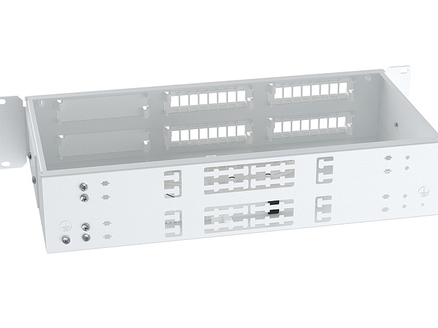 Кросс ШКОС-Л -2U/4 -32 -FC/ST/SC/LC~  -(корпус) ~ ССД