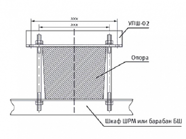 Узел крепления УПШ-02 ССД