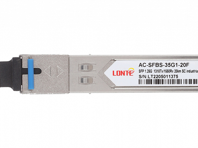 Модуль SFP WDM 1.25G Tx1310/Rx1550 20km SC DDM Industrial