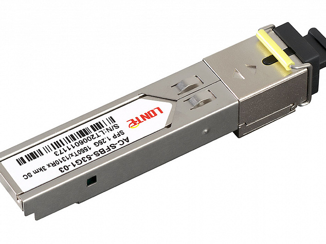 SFP WDM 1.25G Tx1550/Rx1310 3km SC DDM