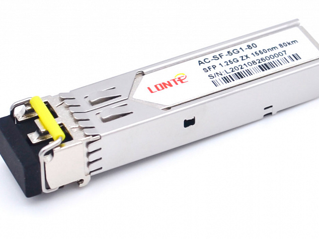 Оптический трансивер SFP 1.25G 1550nm 80km LC SMF DDM