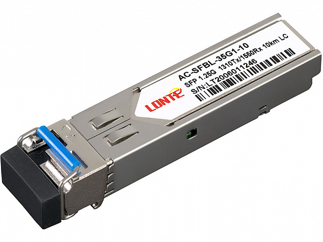 SFP WDM 1.25G Tx1310/Rx1550 10km LC DDM