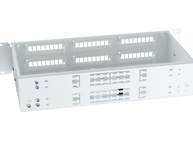 Кросс ШКОС-Л -2U/4 -48 -FC/ST/SC/LC~  -(корпус) ~ ССД