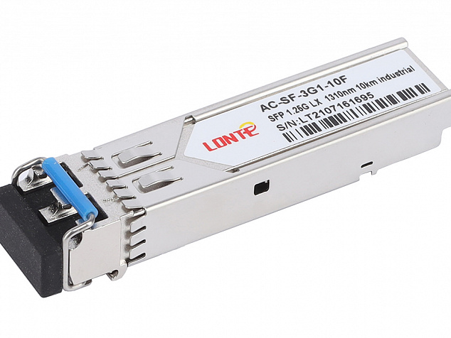 Оптический трансивер SFP 1.25G 1310nm 10km LC SMF DDM, industrial